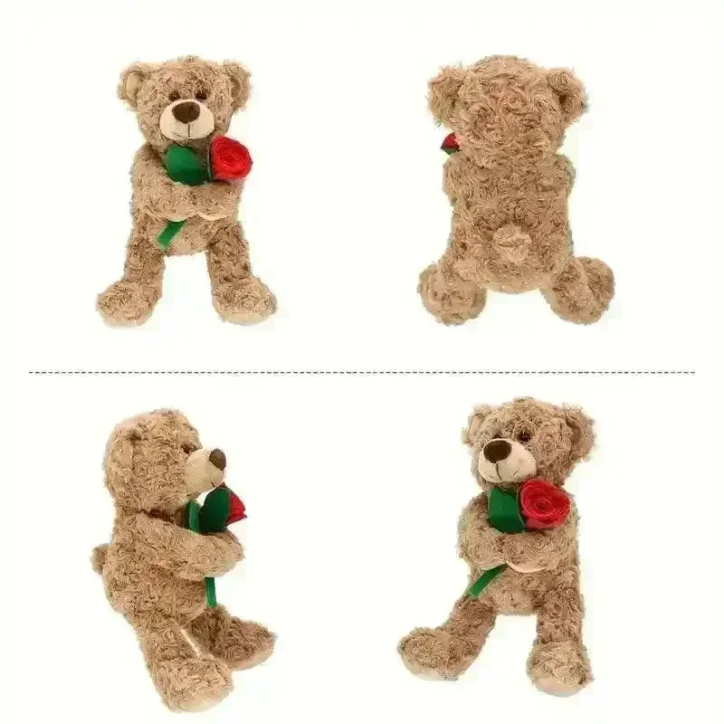 Rose Teddy Bear (30 cm) - Image 4
