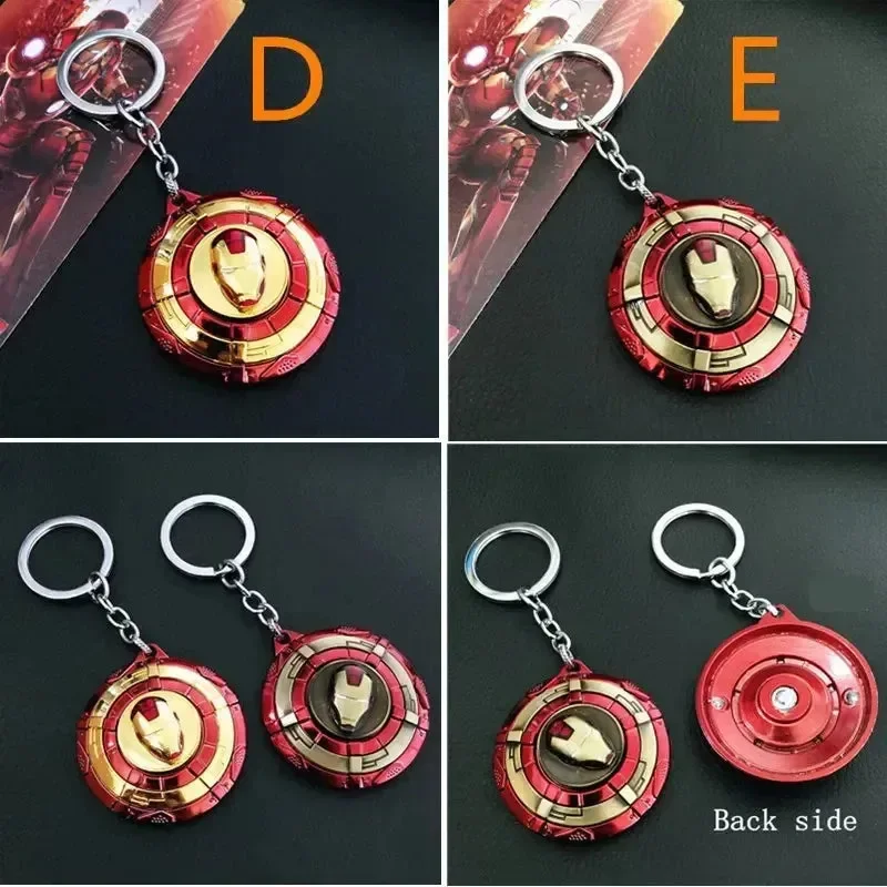 Heroic Spin Captain MRVL & Iron Man Rotating Keychain - Image 3