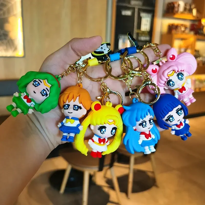 Sailor Moon Scouts 3D Keychain - Image 2