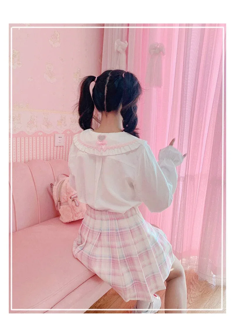Sakura Cutie Plaid Skirt - Image 15