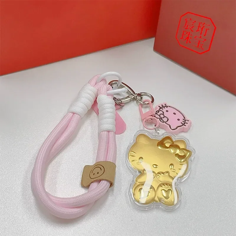 Sanliou Icons 20mg Gold Charm Keychain - Image 4