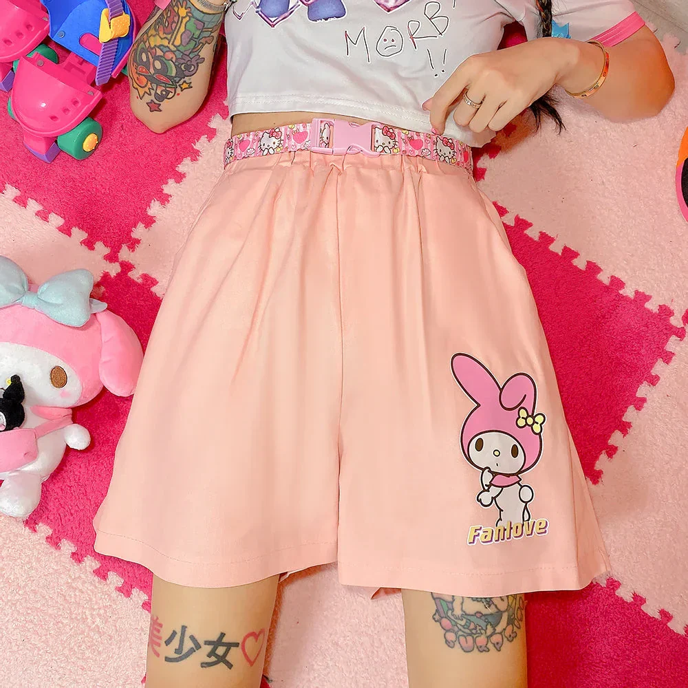 Sanliou Pastel Trouble Twins Shorts