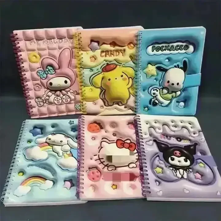 Sanliou 3D Kawaii Notebook Kuromi & Friends - Image 2