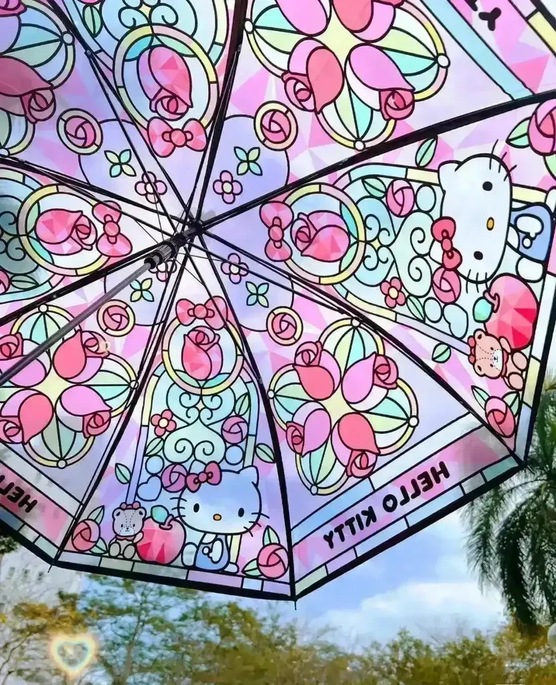 Sanliou Anti-UV Stained Glass Umbrella - Image 12