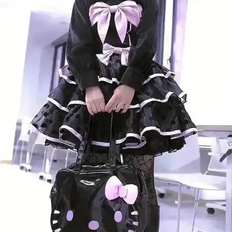 Sanliou Black Hello Kitty Tote Bag - Image 5