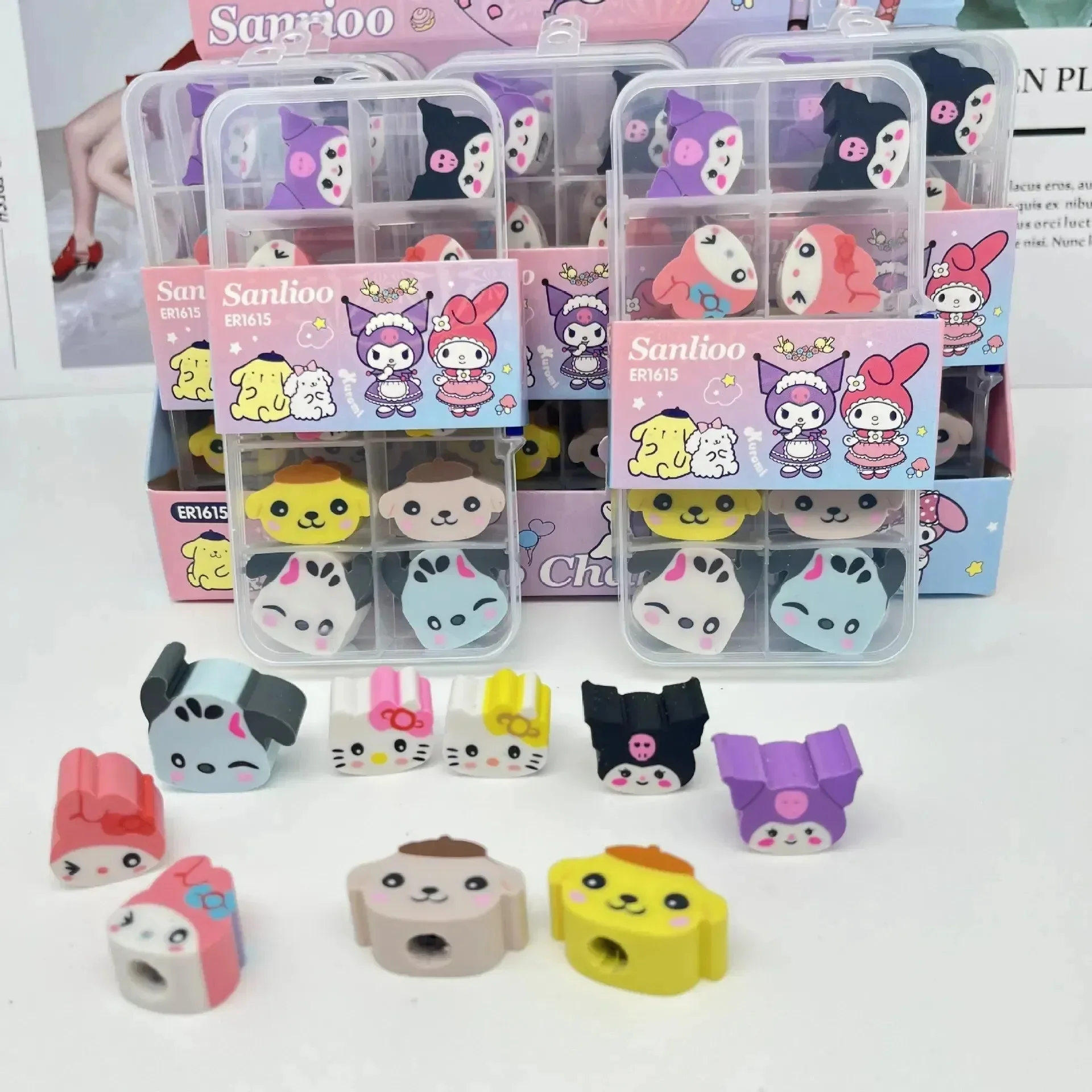 Sanliou Character Cuties Eraser Set - Image 2