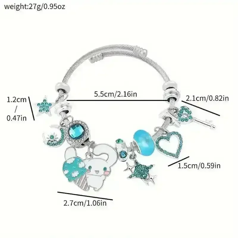 Sanliou Cinnamoroll Multi Charm Bracelet - Image 6