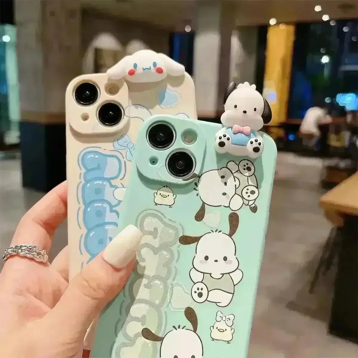 Sanliou Cinnamoroll Pochacco Beaded Case (For iPhones) - Image 7