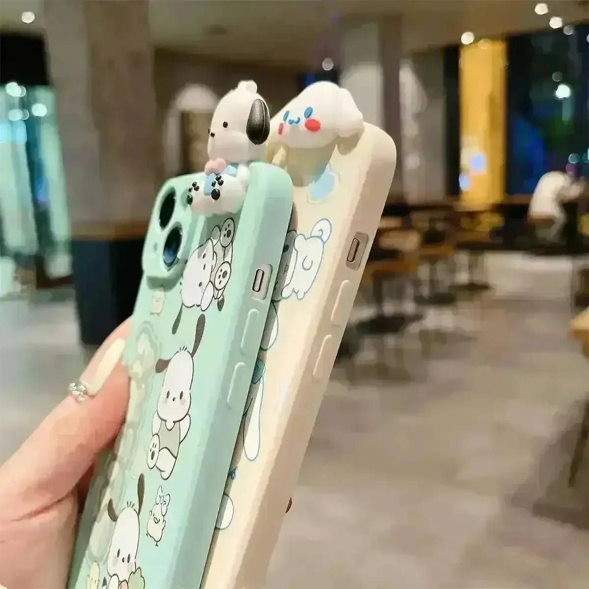 Sanliou Cinnamoroll Pochacco Beaded Case (For iPhones) - Image 8