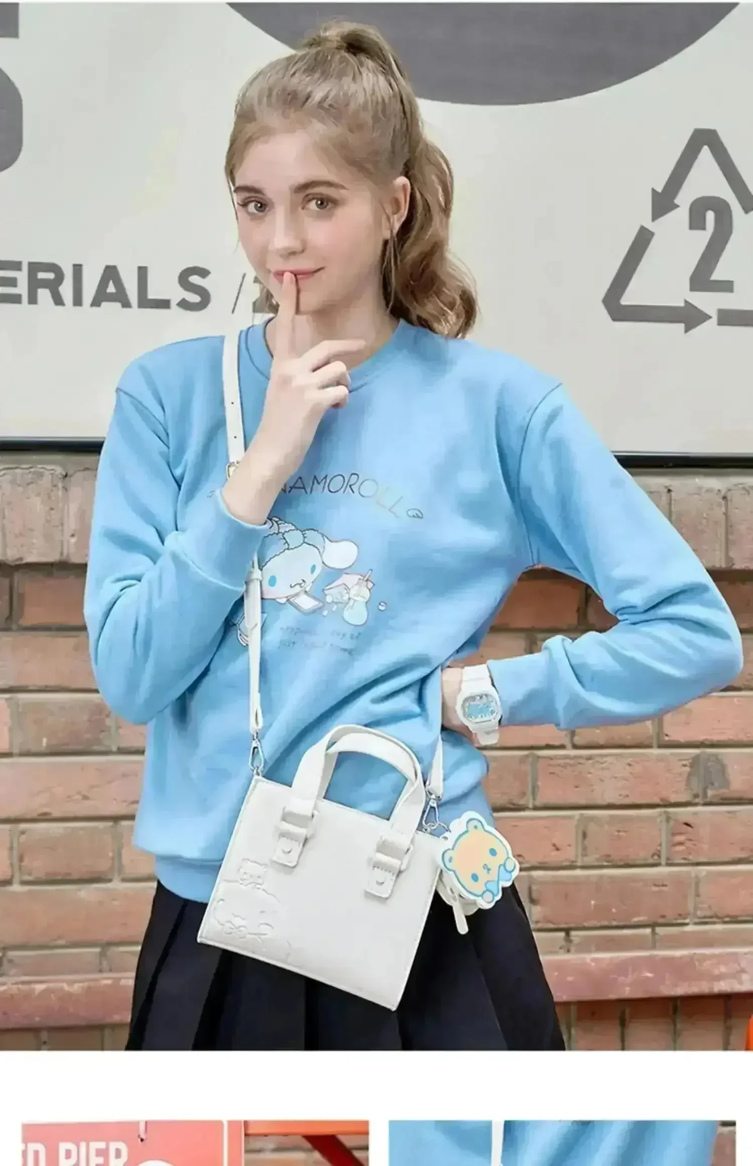 Sanliou City Chic Crossbody Bag - Image 10