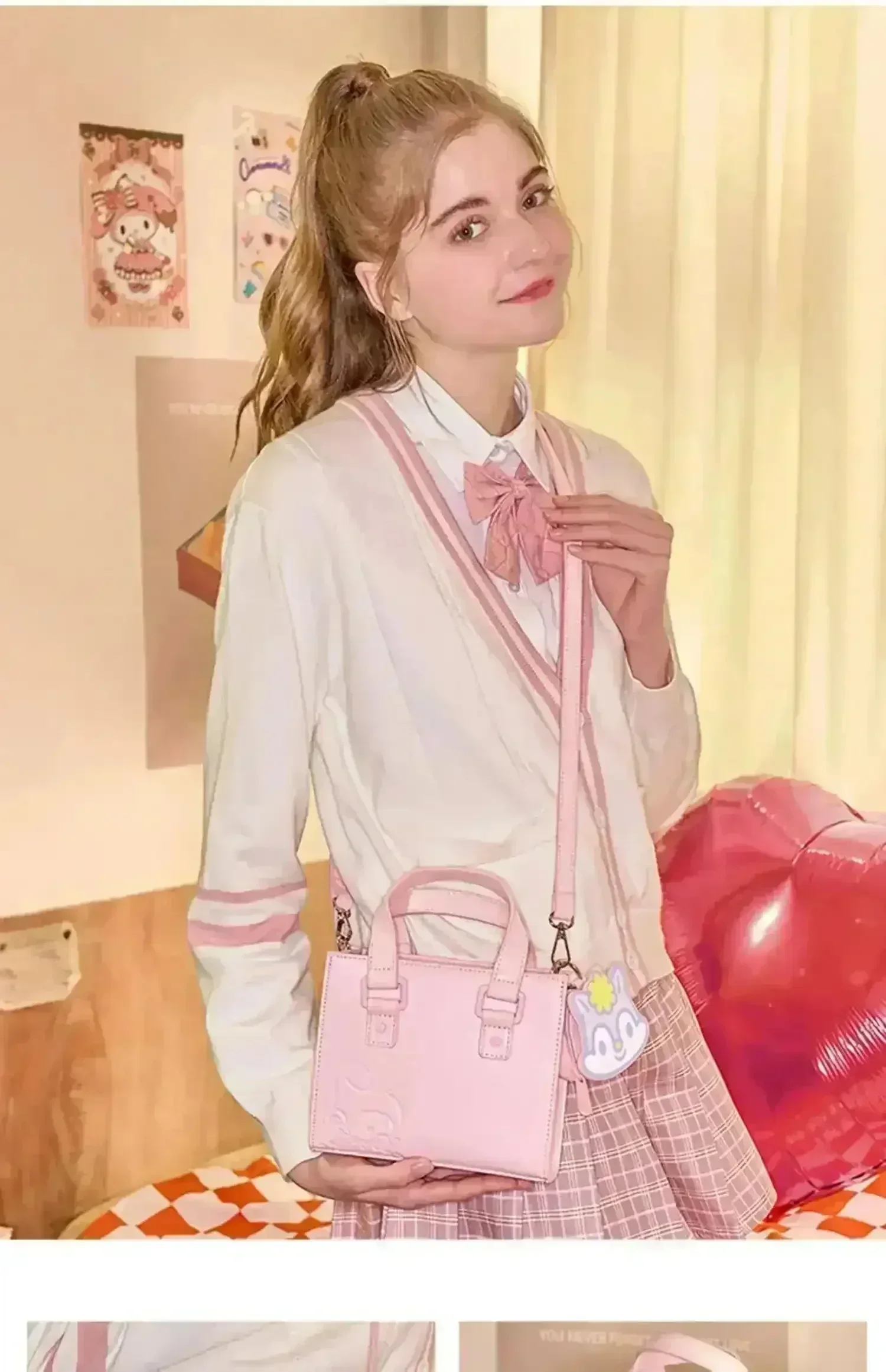 Sanliou City Chic Crossbody Bag - Image 13