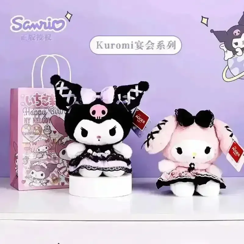 Sanliou Cuddles Kuromi My Melody Plushies - Image 2