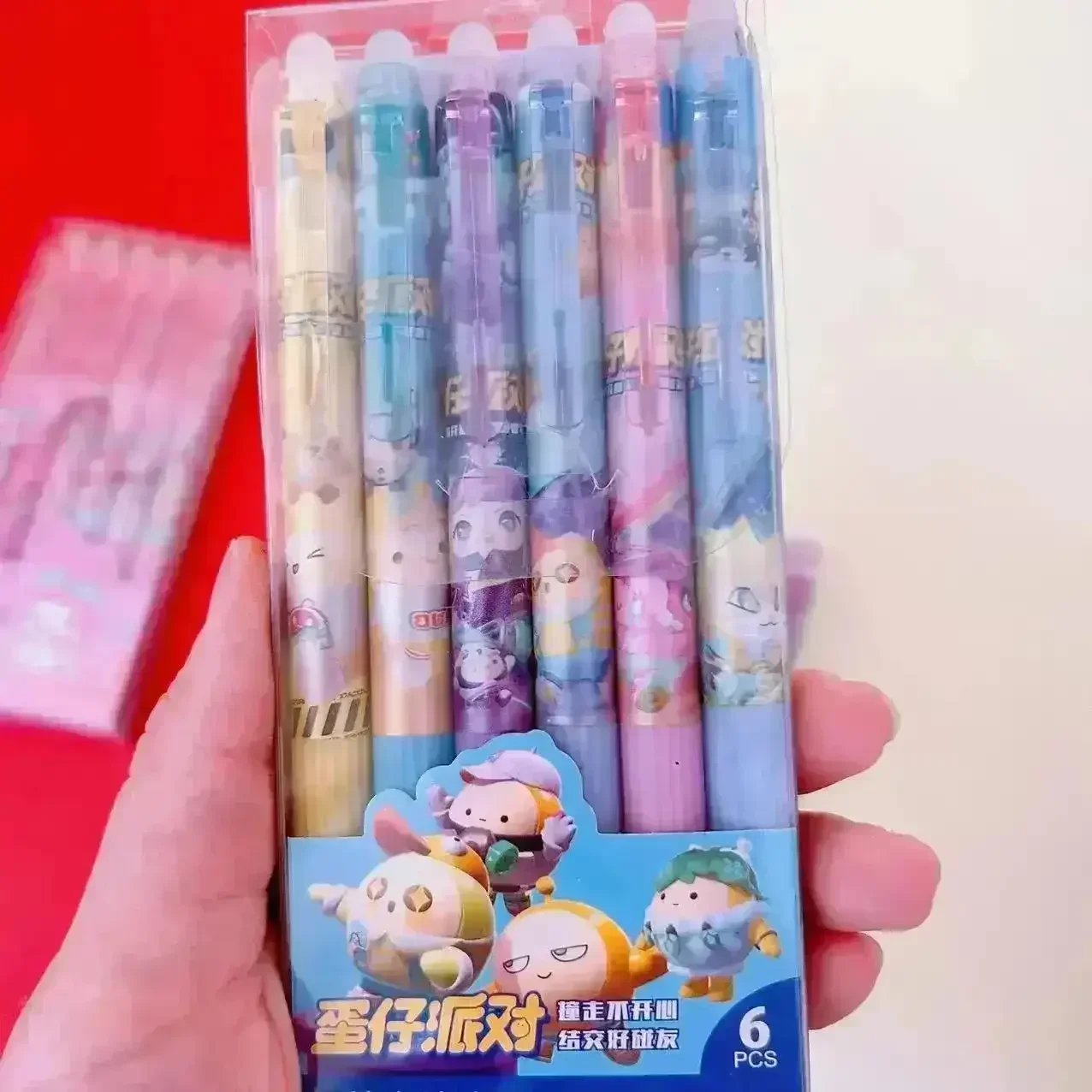 Sanliou & Egg Party Erasable Gel Pen (Set of 6) - Image 13