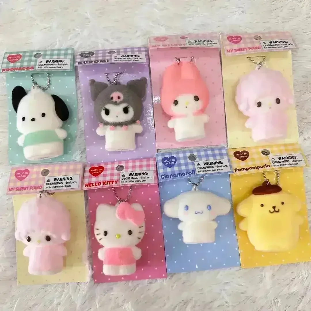 Sanliou Flocking Mascot Squishy Toy Keychain
