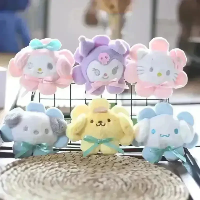 Sanliou Flower Series Plush Keychain - Image 2