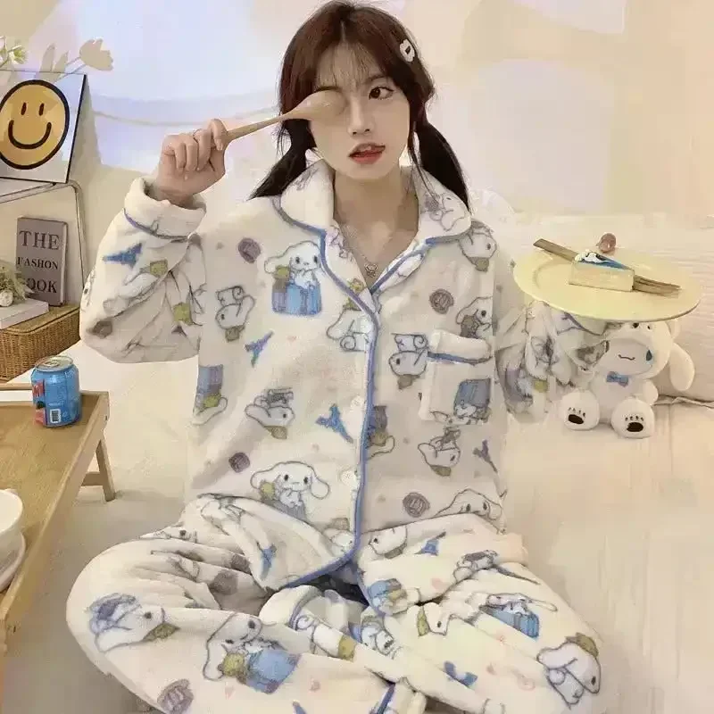 Sanliou Fluffy Pajamas Set - Image 3