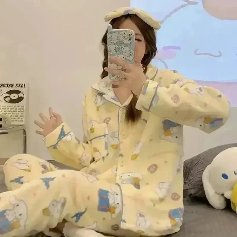 Sanliou Fluffy Pajamas Set - Image 8
