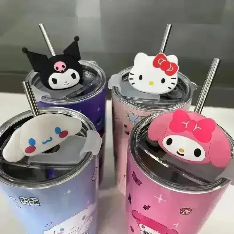 Sanliou Hello Kitty Kuromi Insulated Tumbler (600 ml) - Image 5