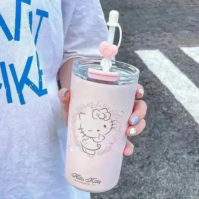 Sanliou Hello Kitty Stainless Steel Coffee Cup (480 ml) - Image 6