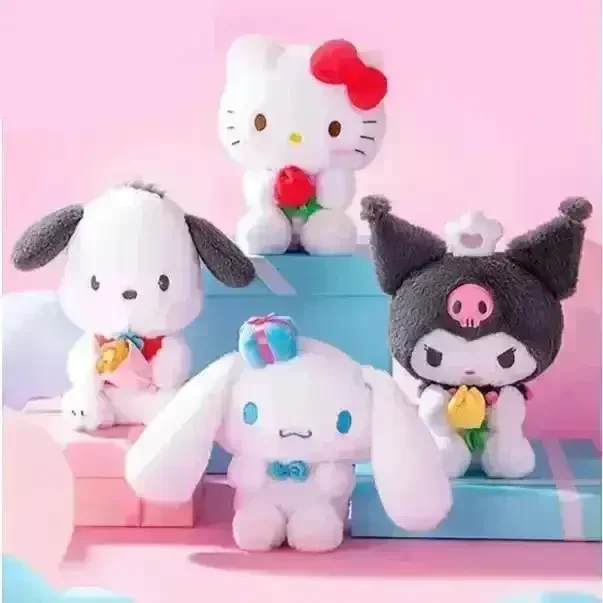 Sanliou Holding Flowers Plushie