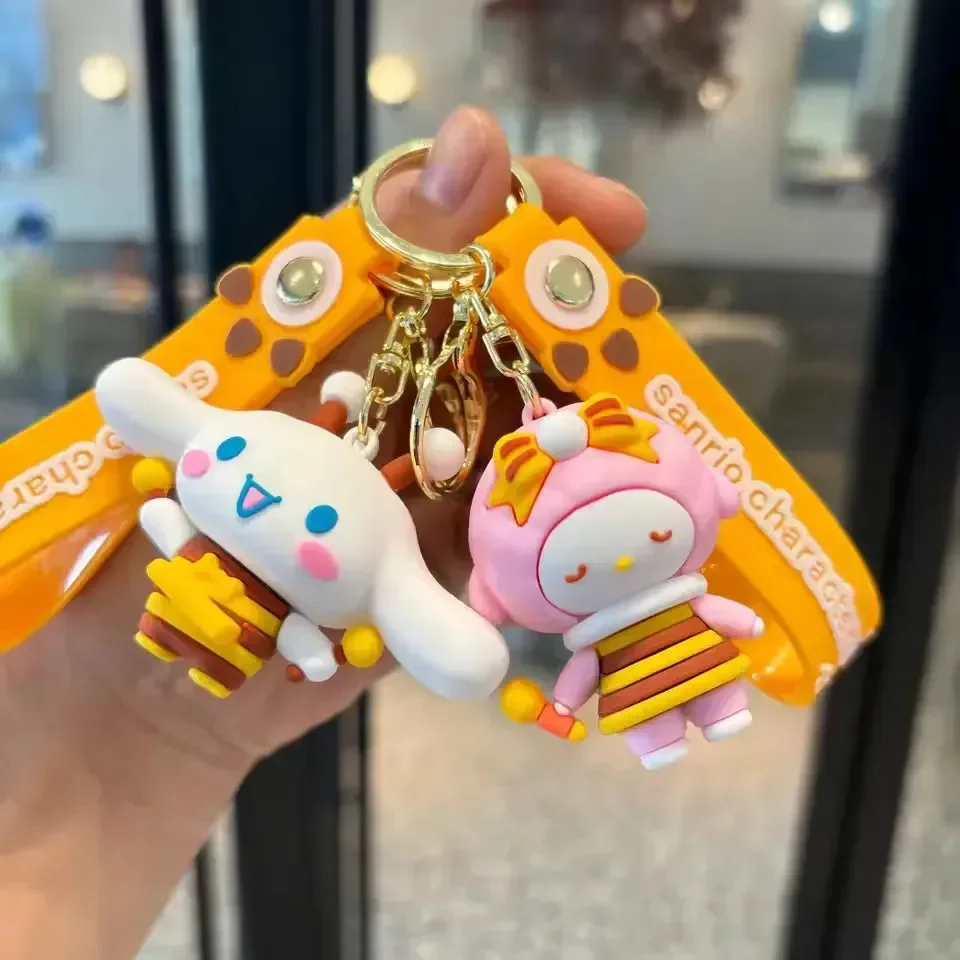 Sanliou Honeycomb Buzz Bee Keychain - Image 3