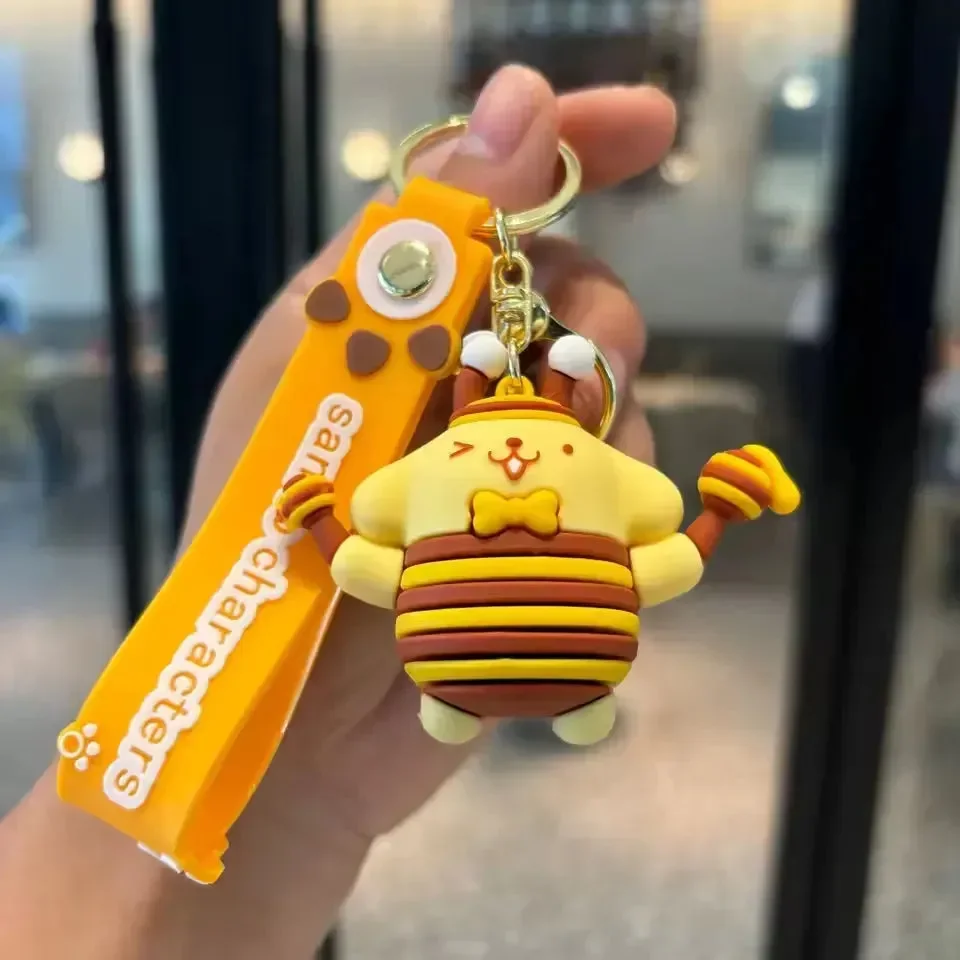 Sanliou Honeycomb Buzz Bee Keychain - Image 4