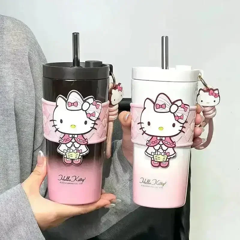 Sanliou Straw Thermos Cup (650 ml) - Image 4