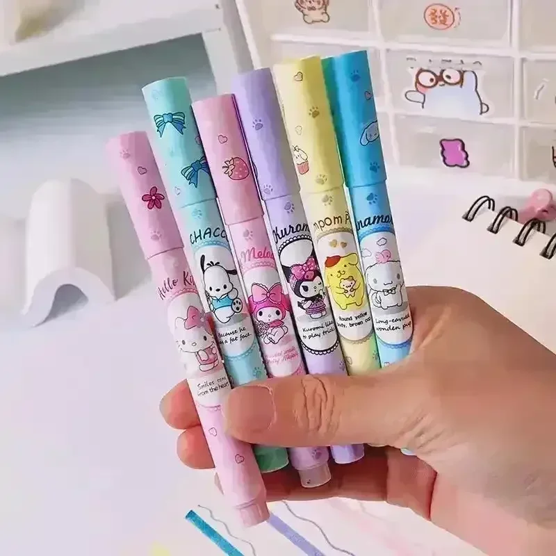 Sanliou Kawaii Fluorescent Highlighter (Set of 6) - Image 3