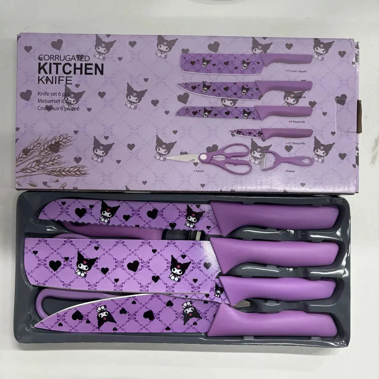 Sanliou Kawaii Kitchen Knife Set - Image 7