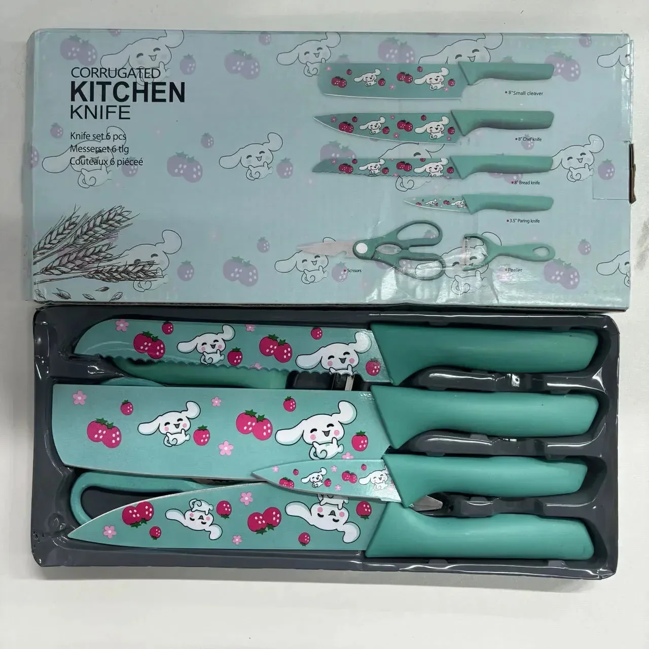 Sanliou Kawaii Kitchen Knife Set - Image 8