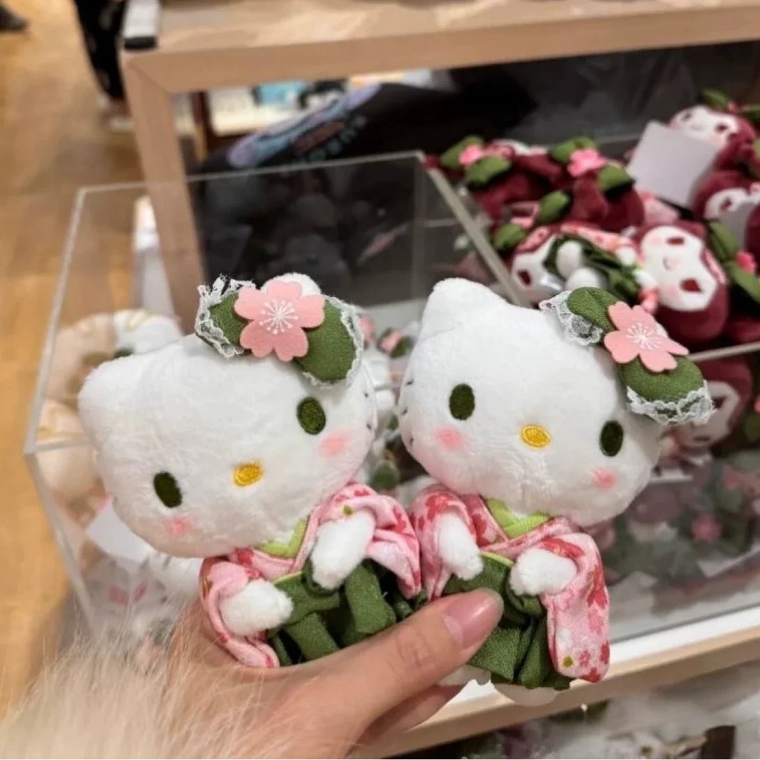 Sanrio Kimono Matcha Plush Keychains - Image 2