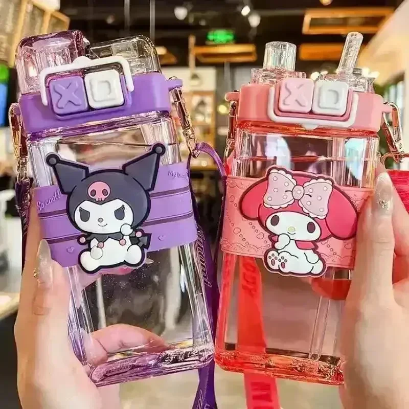 Sanliou Kuromi 2 in 1 Hydration Bottle (520 ml) - Image 4