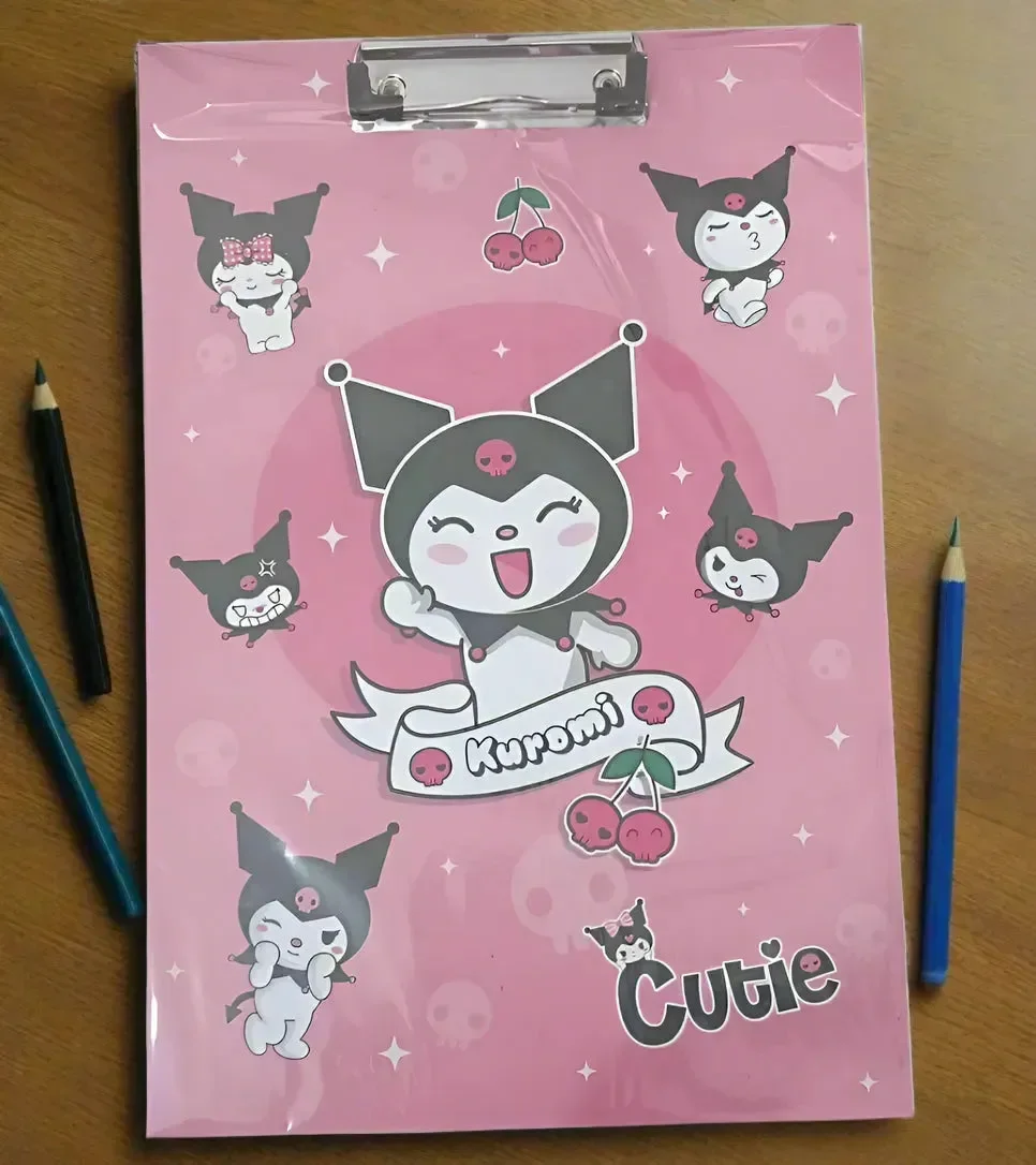 Sanliou Dark Bloom Kuromi A4 Exam Pad - Image 8