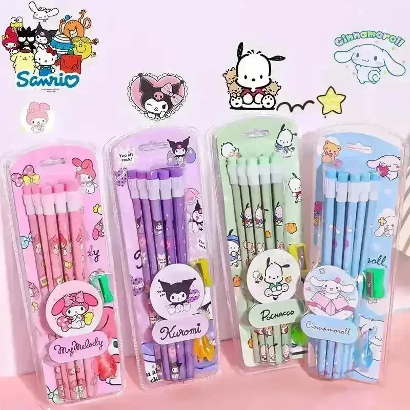 Sanliou Kuromi & Friends Pencil Set (12 Pcs)