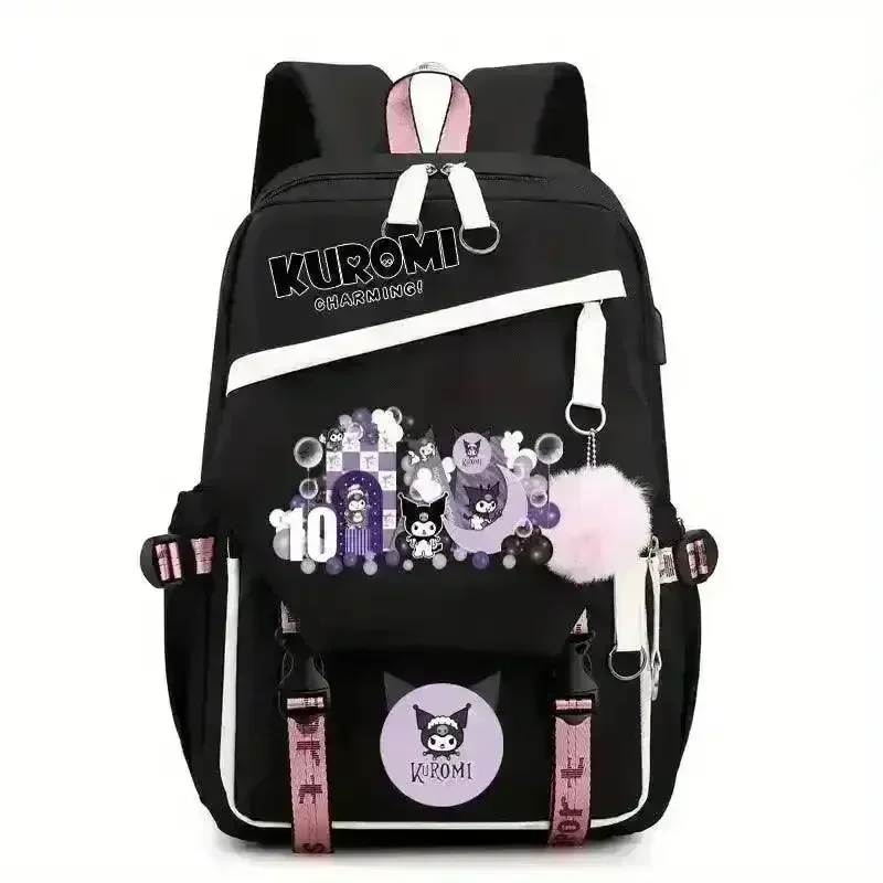 Sanliou Kuromi Kawaii Fashion Backpack - Image 7