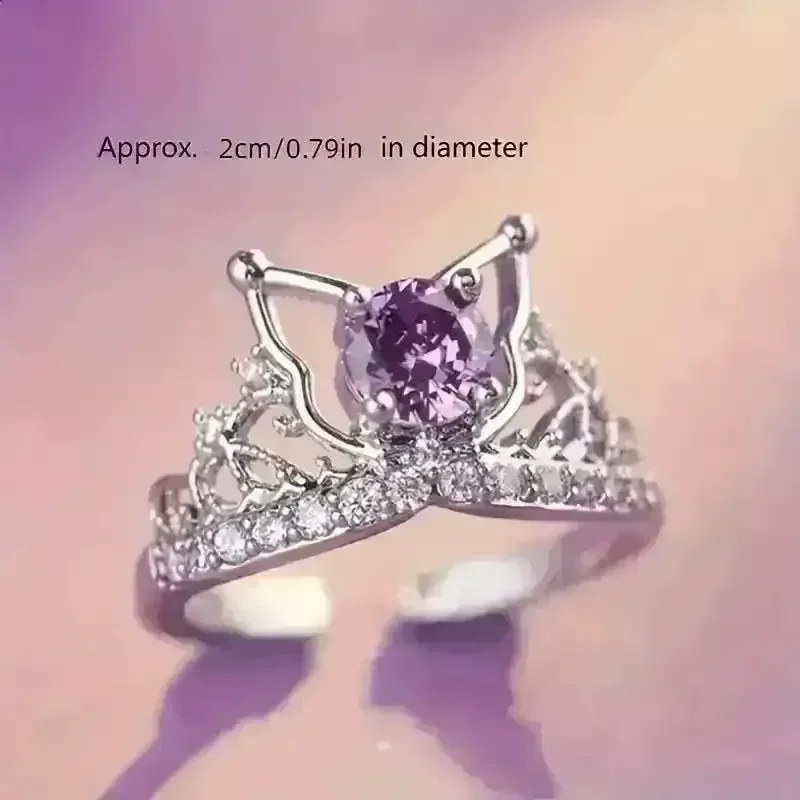 Sanliou Kuromi Love Promise Ring Set - Image 4