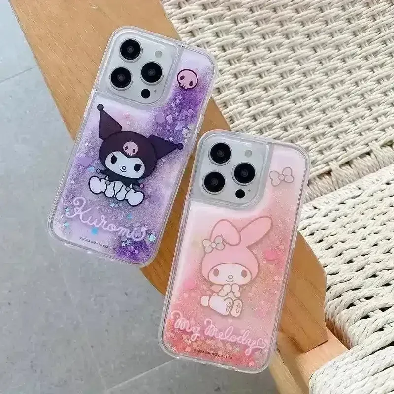 Sanliou Kuromi Melody Glitter Phone Case (For iPhones) - Image 2