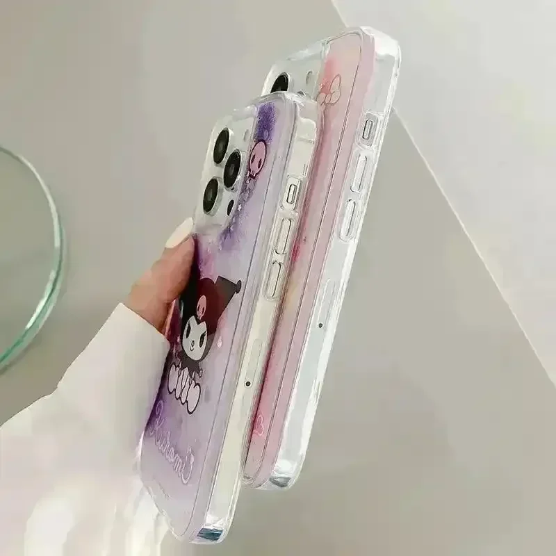 Sanliou Kuromi Melody Glitter Phone Case (For iPhones) - Image 5