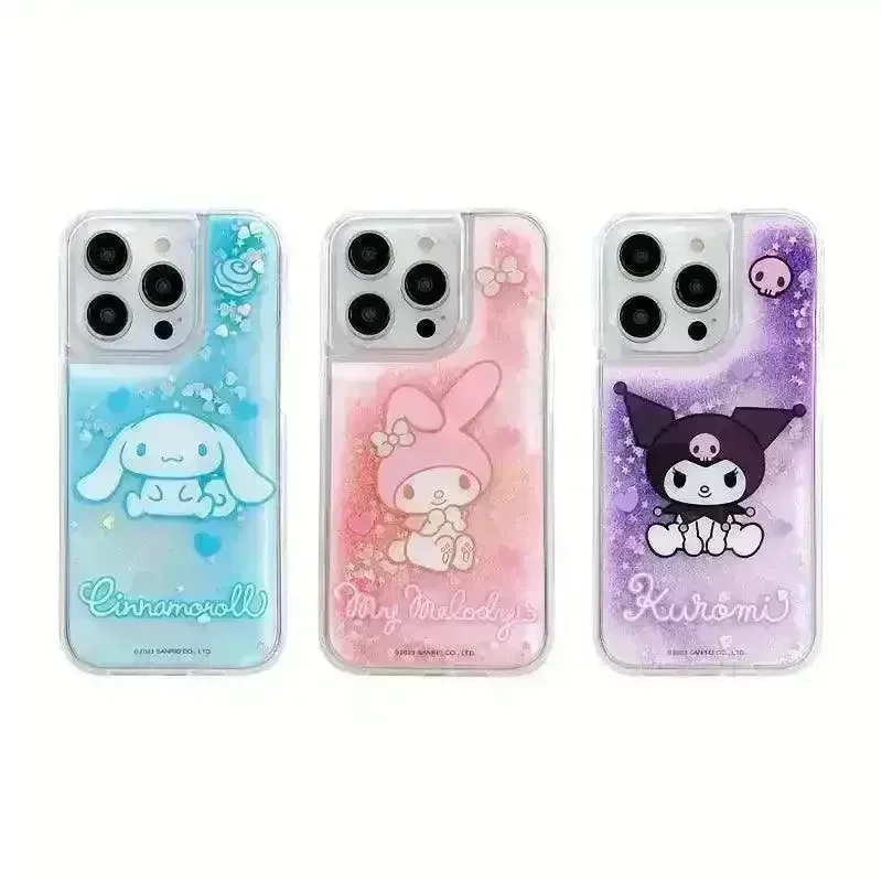 Sanliou Kuromi Melody Glitter Phone Case (For iPhones) - Image 6