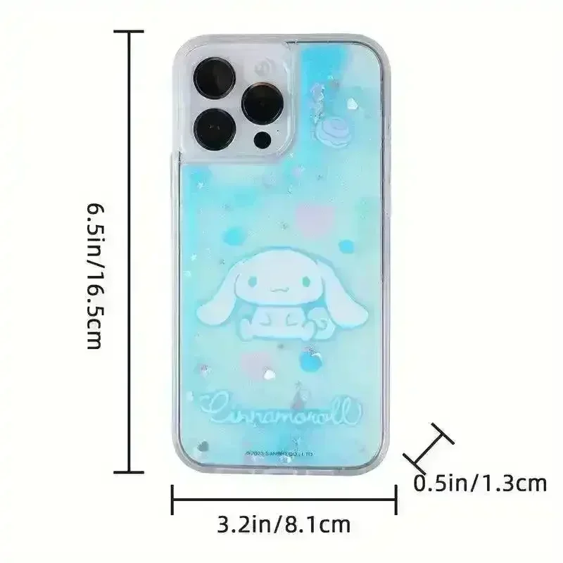Sanliou Kuromi Melody Glitter Phone Case (For iPhones) - Image 9