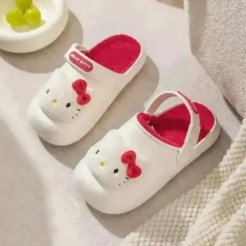 Sanliou Kuromi My Melody Cute Warm Sandals For Kids - Image 10