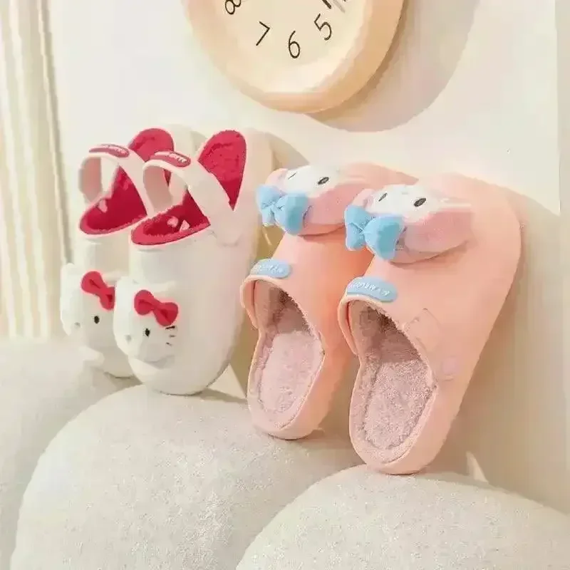Sanliou Kuromi My Melody Cute Warm Sandals For Kids - Image 3