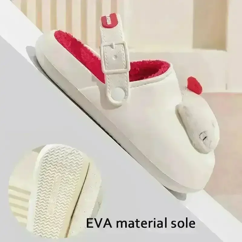 Sanliou Kuromi My Melody Cute Warm Sandals For Kids - Image 5