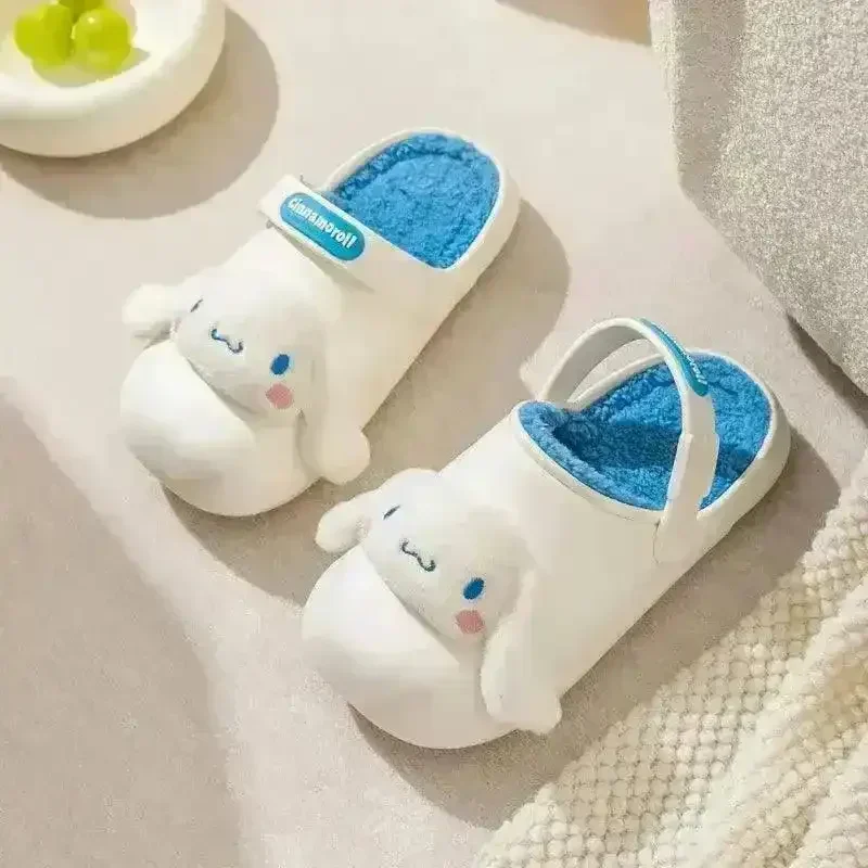 Sanliou Kuromi My Melody Cute Warm Sandals For Kids - Image 9