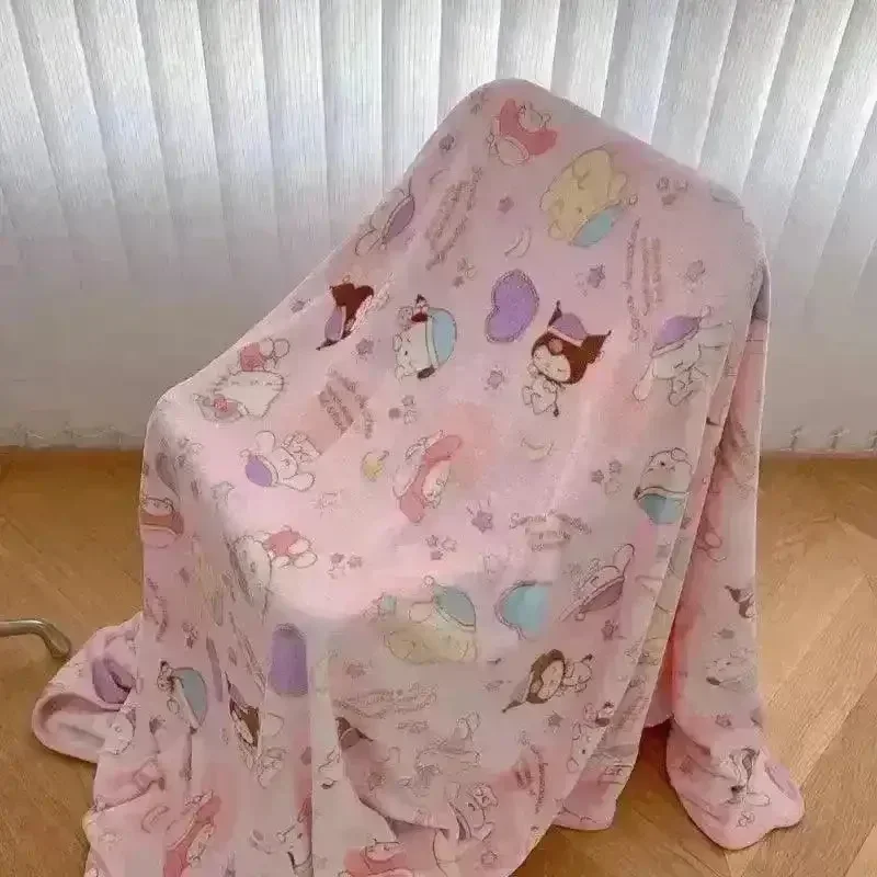Sanliou Kuromi Woven Winter Blanket - Image 5