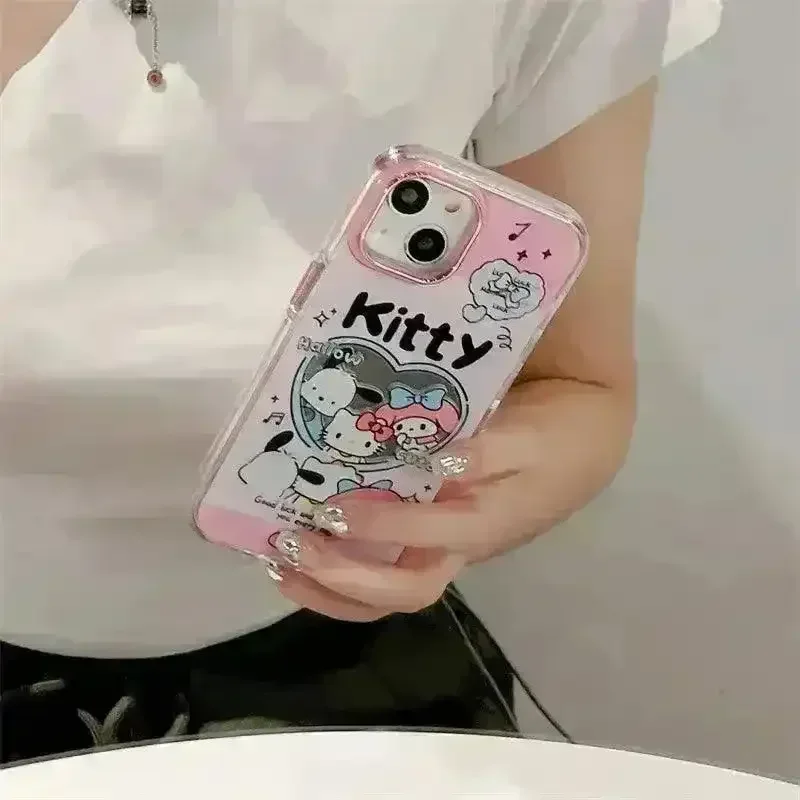 Sanliou Mini Pink Mirror Case (For iPhones) - Image 3