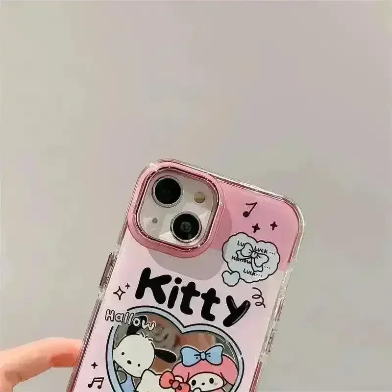 Sanliou Mini Pink Mirror Case (For iPhones) - Image 5