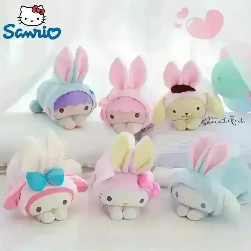 Sanliou Sleepy Bunnies Plush Tissue Box (30 cm)