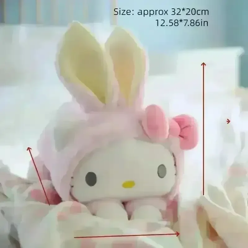 Sanliou Sleepy Bunnies Plush Tissue Box (30 cm) - Image 7