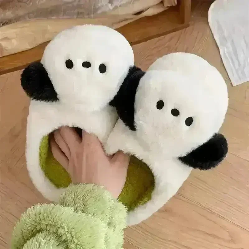 Sanliou Pochacco Cute Warm Sandals - Image 6